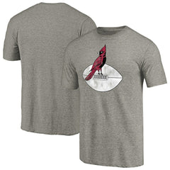 Arizona Cardinals Throwback Logo Tri-Blend T-Shirt Ash | NFL