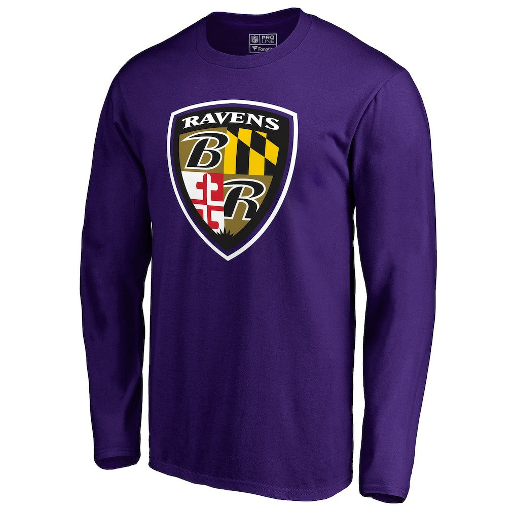 Baltimore Ravens Hometown Collection Long Sleeve T-Shirt Purple | NFL