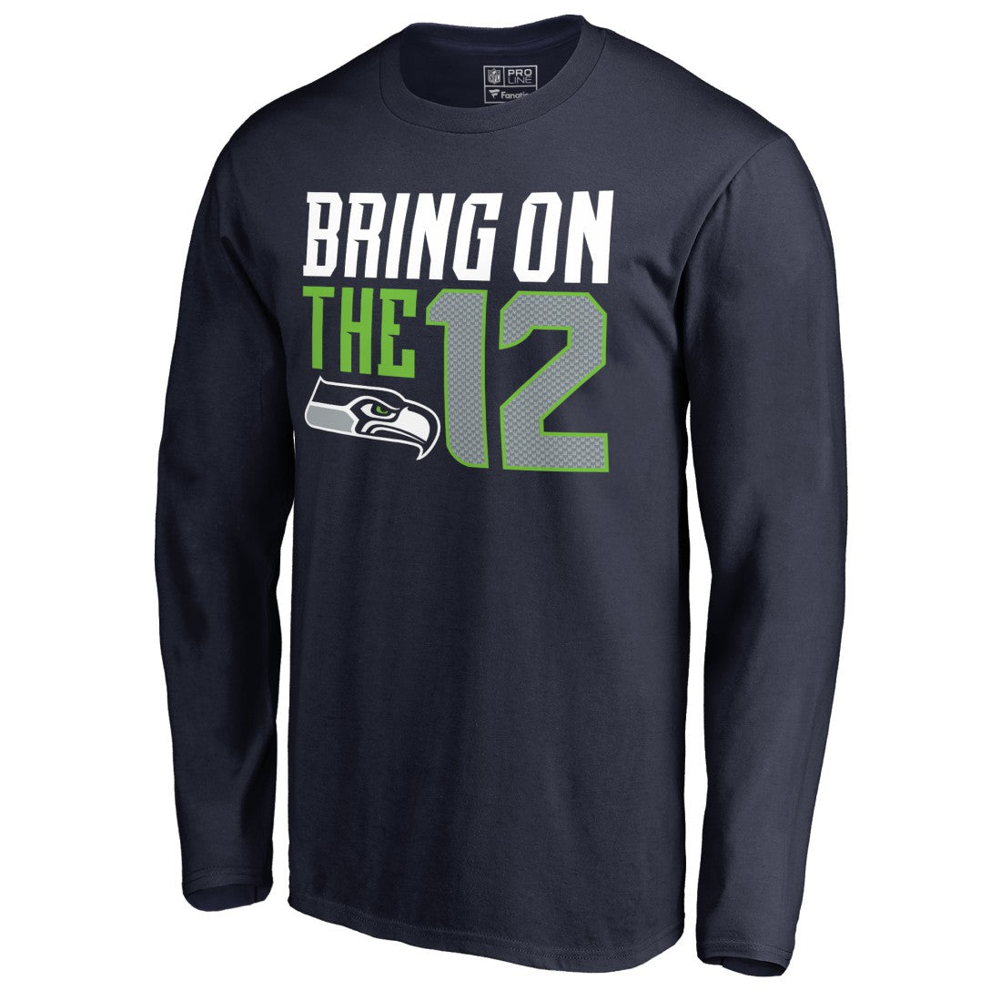 Seattle Seahawks Hometown Collection Long Sleeve T-Shirt College Navy | NFL