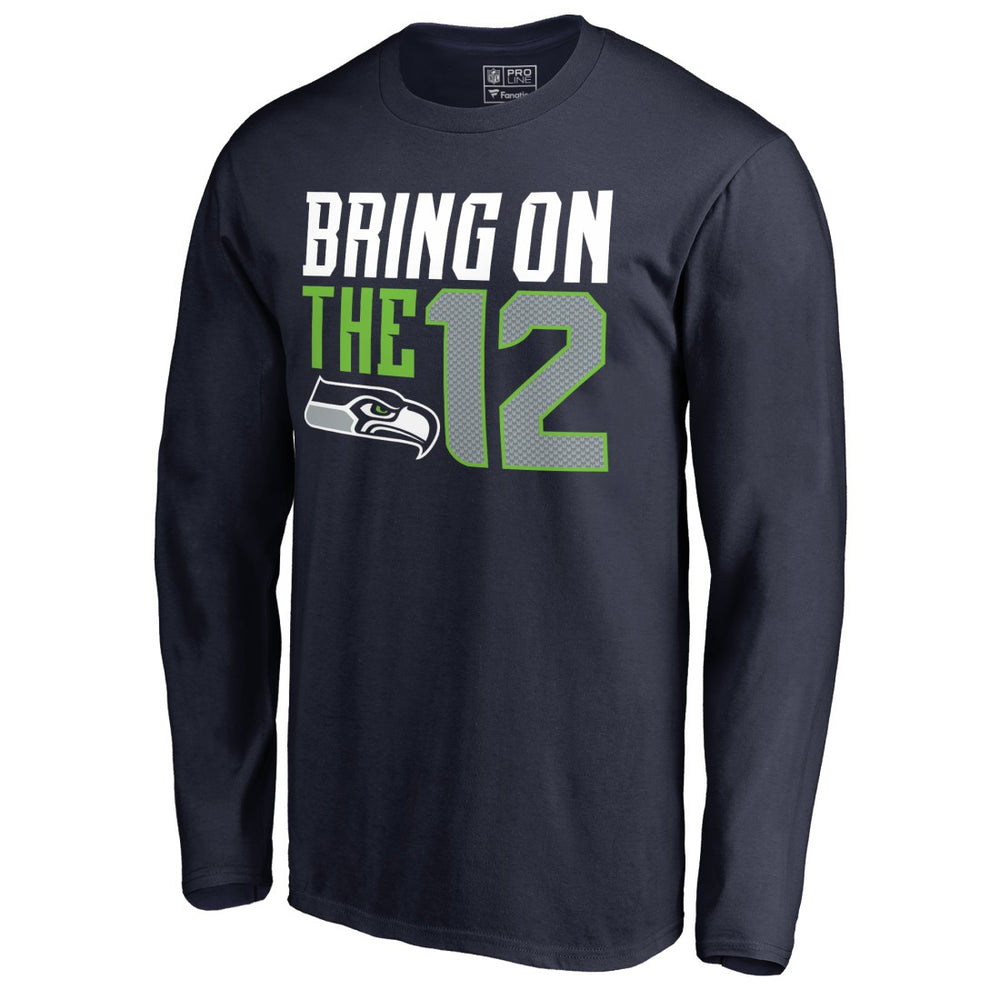 Seattle Seahawks Hometown Collection Long Sleeve T-Shirt College Navy | NFL