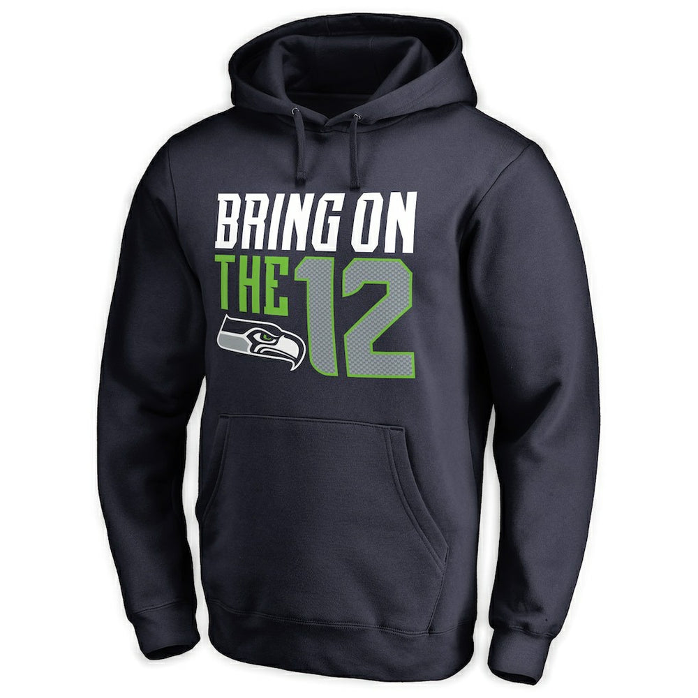 Seattle Seahawks Hometown Collection Pullover Hoodie Navy | NFL