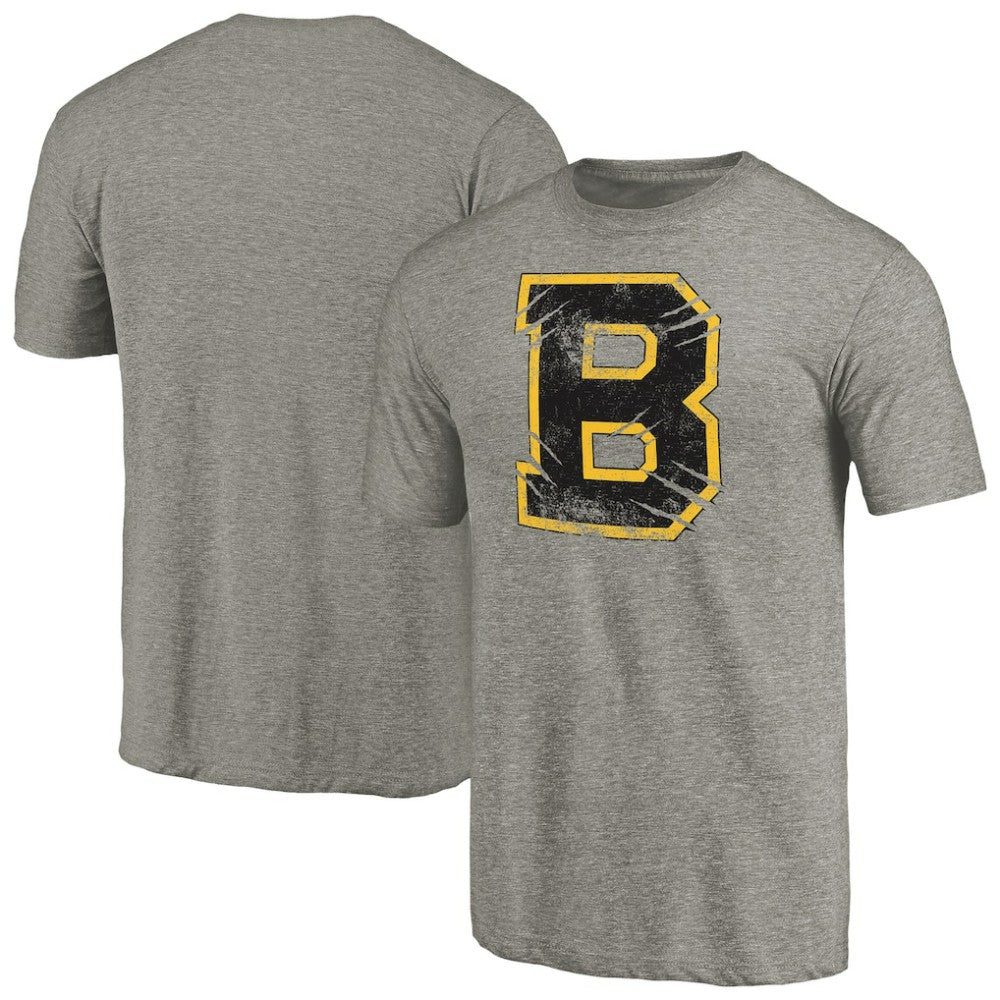 Boston Bruins Hometown Collection Tri-Blend T-Shirt - Gray - NHL