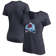 Colorado Avalanche Women's Fan Favorite Team Slogan V-Neck T-Shirt - Navy - NHL