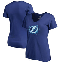 Tampa Bay Lightning Women's Fan Favorite Team Slogan V-Neck T-Shirt - Blue - NHL