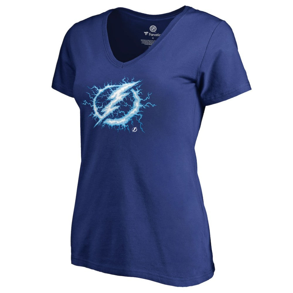 Tampa Bay Lightning Women's Fan Favorite Team Slogan V-Neck T-Shirt - Blue - NHL