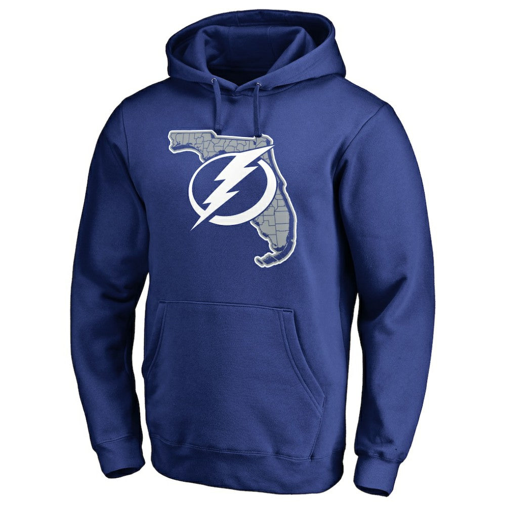 Tampa Bay Lightning State Hometown Collection Pullover Hoodie - Blue - NHL