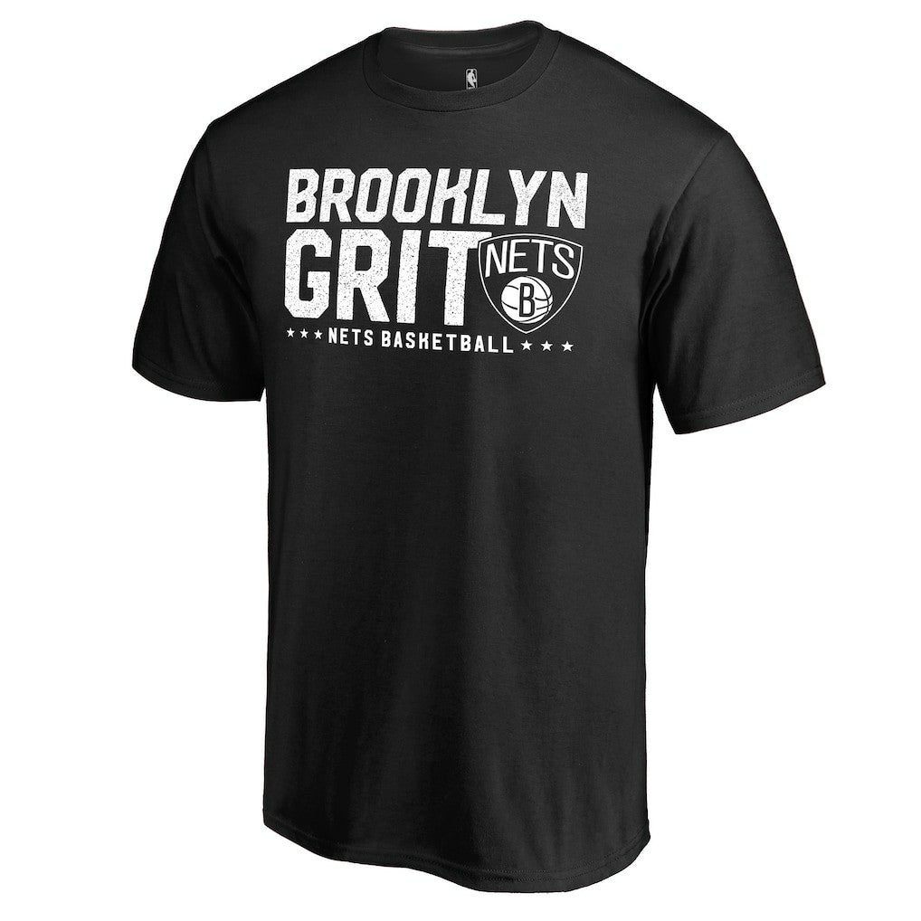 Brooklyn Nets Grit Stack Hometown Collection T-Shirt Black - NBA