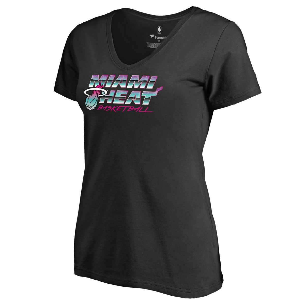 Miami Heat Women's Miami Nights Hometown Collection T-Shirt Black - NBA