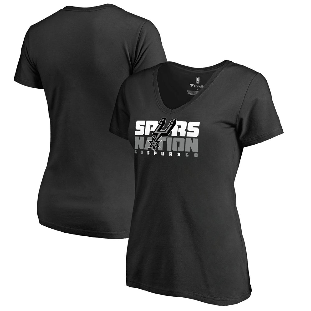 San Antonio Spurs Women's Spurs Nation Hometown Collection T-Shirt Black - NBA