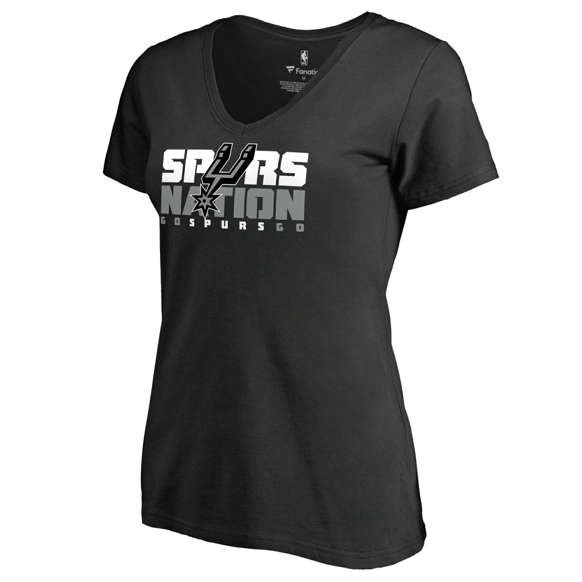 San Antonio Spurs Women's Spurs Nation Hometown Collection T-Shirt Black - NBA