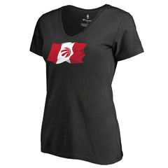 Toronto Raptors Women's Oh Canada Hometown Collection T-Shirt Black - NBA