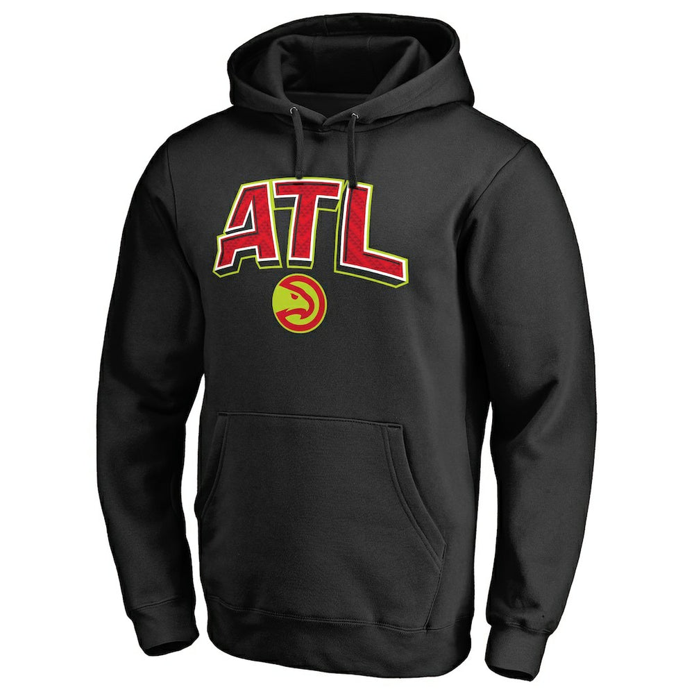 Atlanta Hawks ATL Hometown Collection Pullover Hoodie Black - NBA
