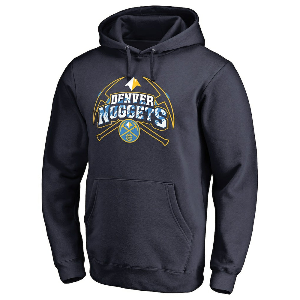 Denver Nuggets Pickaxe Hometown Collection Pullover Hoodie Navy - NBA