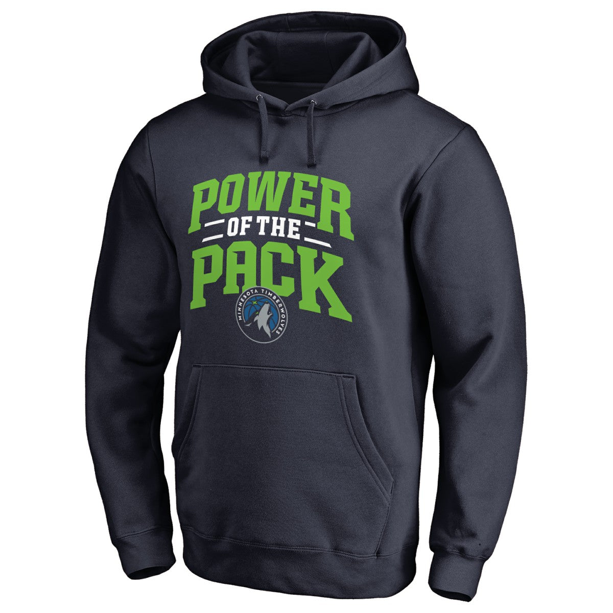 Minnesota Timberwolves Power of the Pack Hometown Collection Pullover Hoodie Navy - NBA