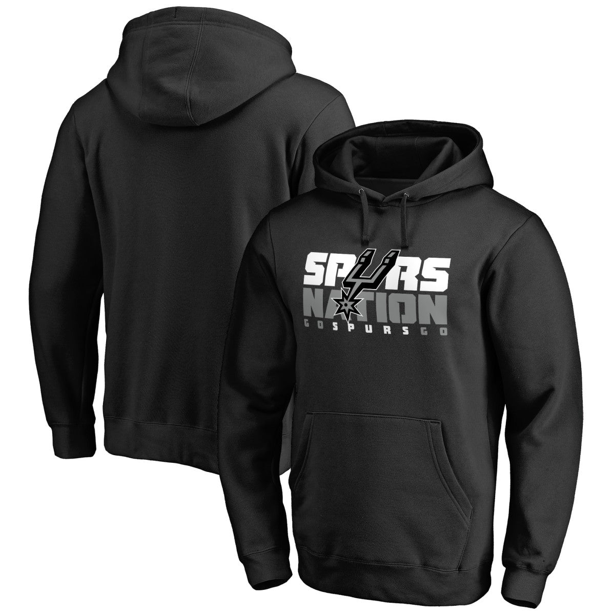 San Antonio Spurs Spurs Nation Hometown Collection Pullover Hoodie Black - NBA