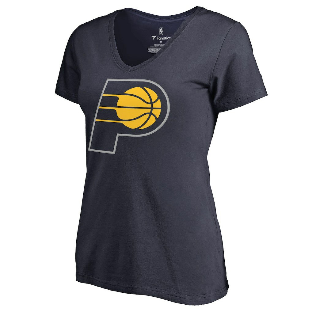 Myles Turner Indiana Pacers Women's Backer Name and Number V-Neck T-Shirt Navy - NBA