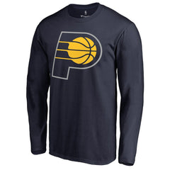 Myles Turner Indiana Pacers Long Sleeve Backer Name and Number T-Shirt Navy - NBA