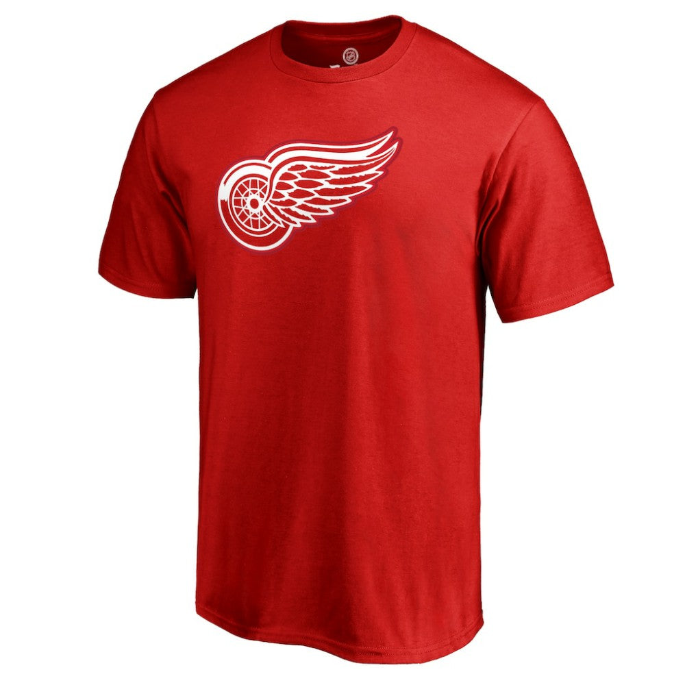 Dylan Larkin Detroit Red Wings Team Logo Backer Name & Number T-Shirt - Red - NHL