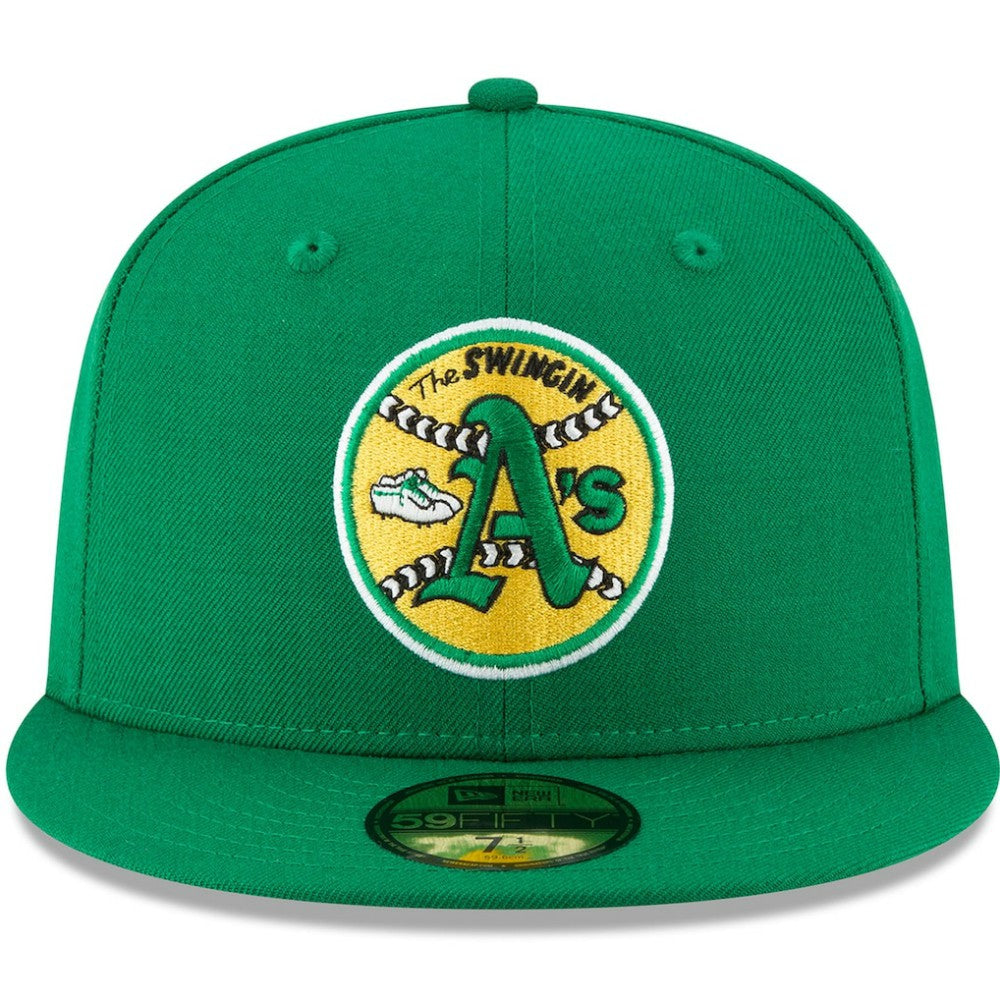 Athletics New Era Cooperstown Collection Wool 59FIFTY Fitted Hat - MLB