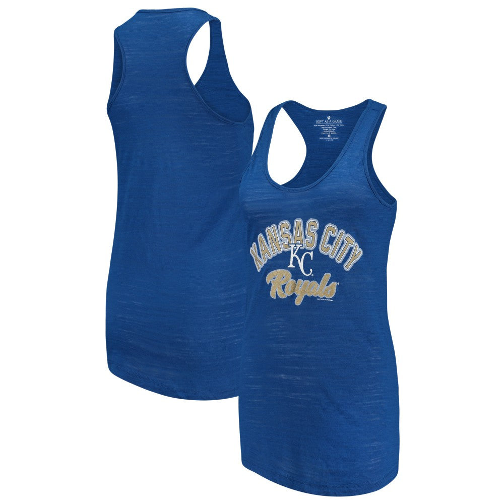 Kansas City Royals Soft as a Grape Women's Multicount Racerback Tank Top - MLB