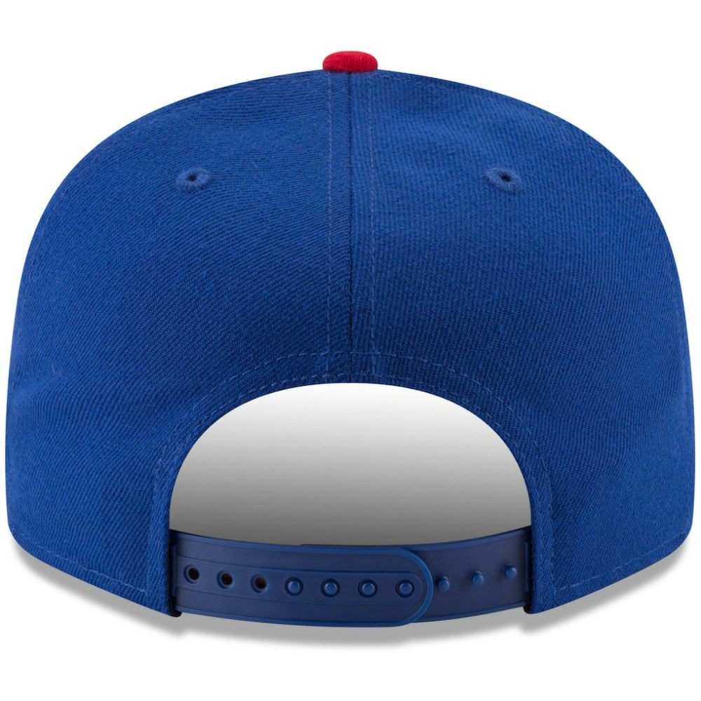 Chicago Cubs New Era Team Color 9FIFTY Snapback Hat - MLB