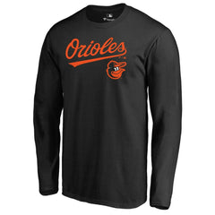 Baltimore Orioles Team Lockup Long Sleeve T-Shirt - MLB