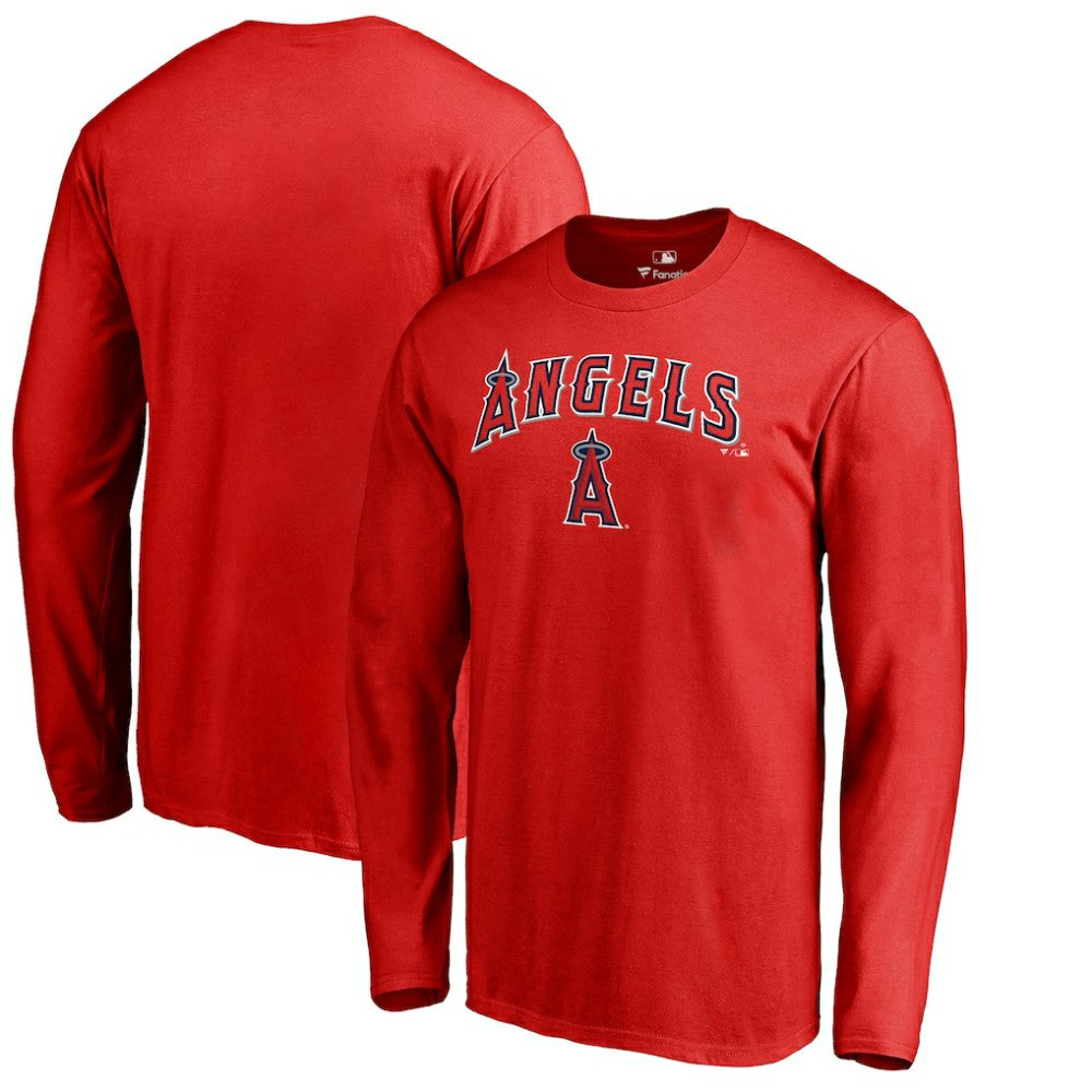 Los Angeles Angels Team Lockup Long Sleeve T-Shirt - MLB