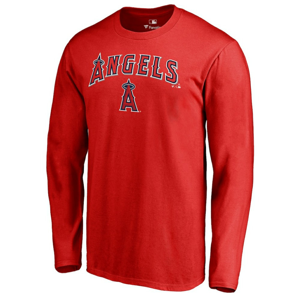 Los Angeles Angels Team Lockup Long Sleeve T-Shirt - MLB
