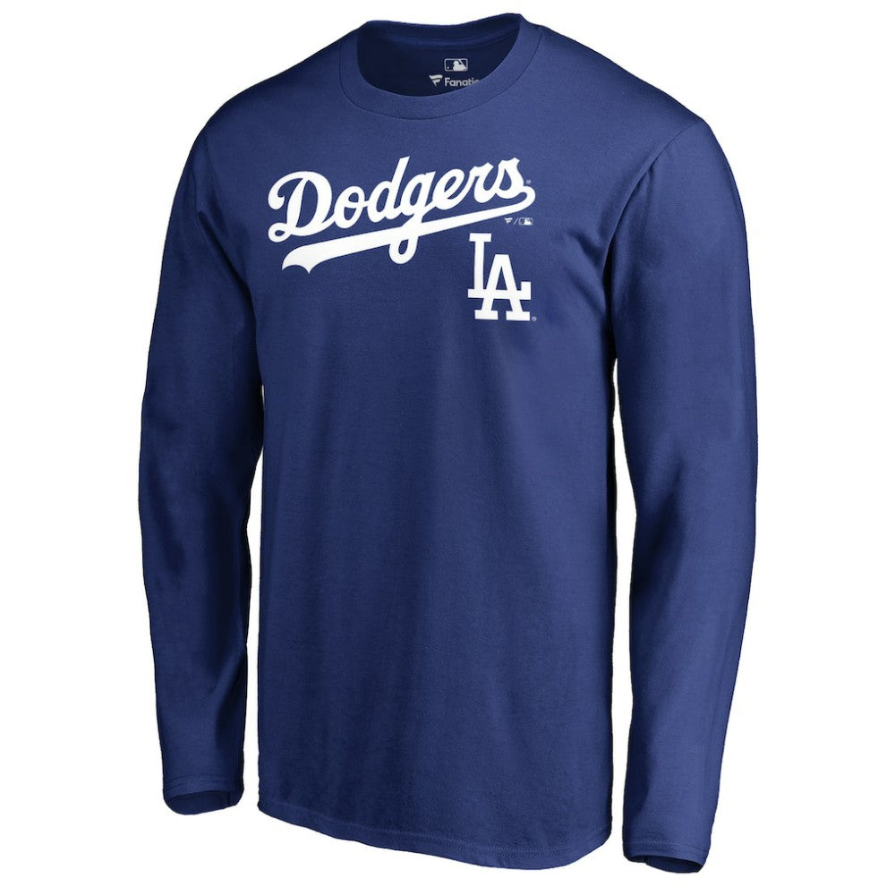 Los Angeles Dodgers Team Lockup Long Sleeve T-Shirt - MLB