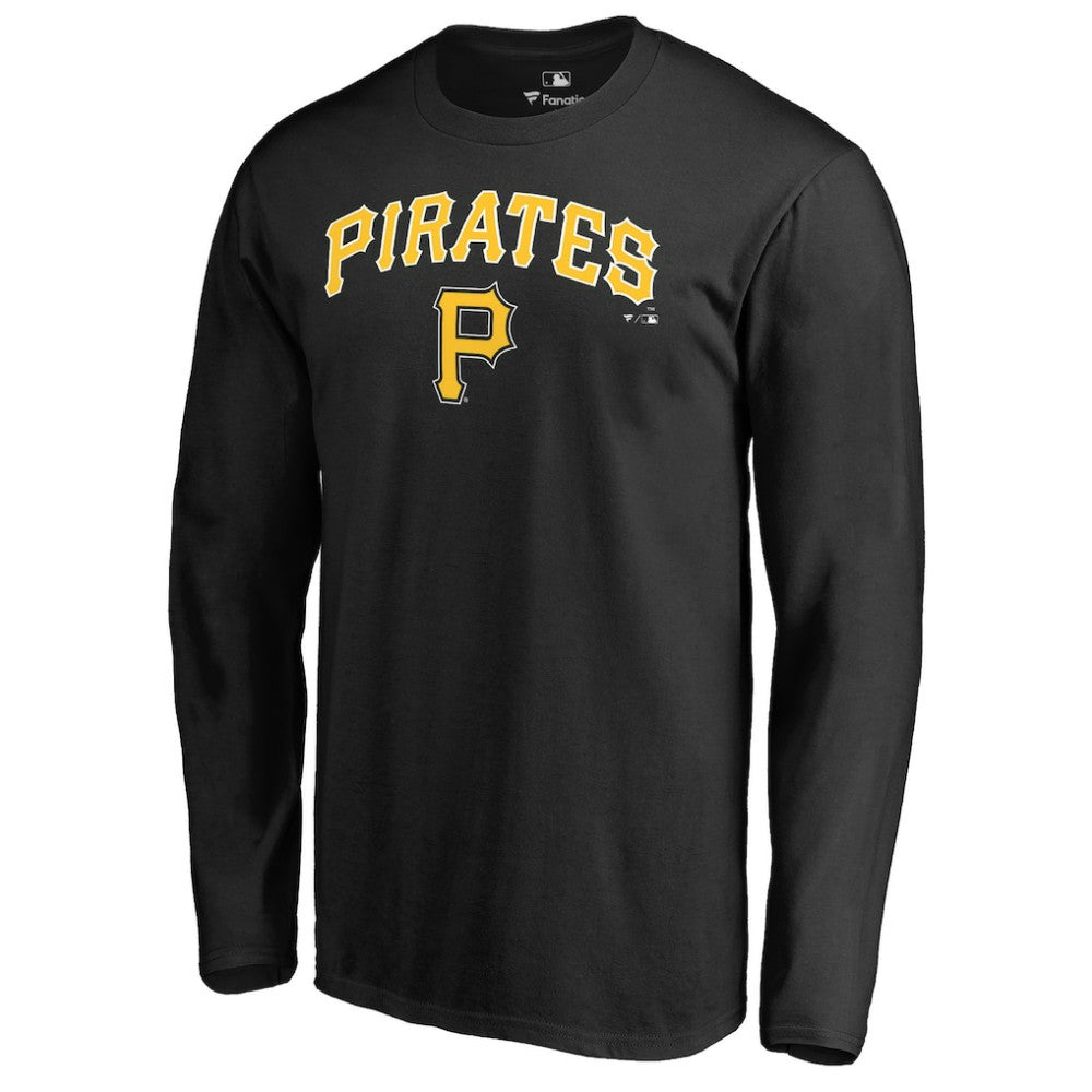Pittsburgh Pirates Team Lockup Long Sleeve T-Shirt - MLB