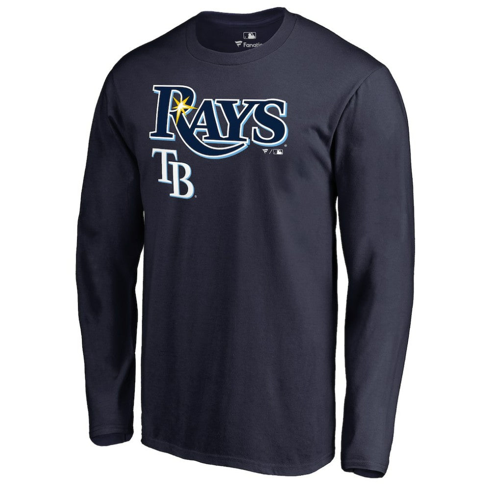 Tampa Bay Rays Team Lockup Long Sleeve T-Shirt - MLB