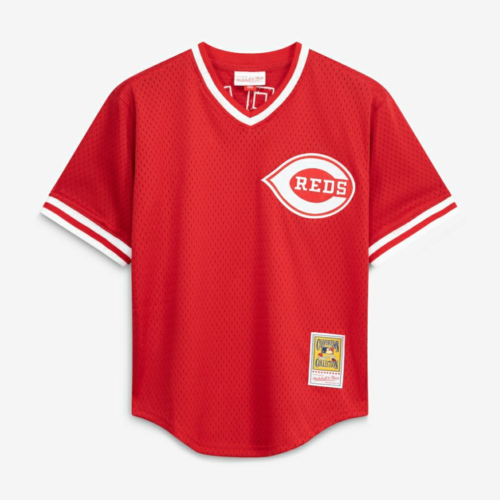 Barry Larkin Cincinnati Reds Mitchell & Ness Authentic Batting Practice Jersey - MLB