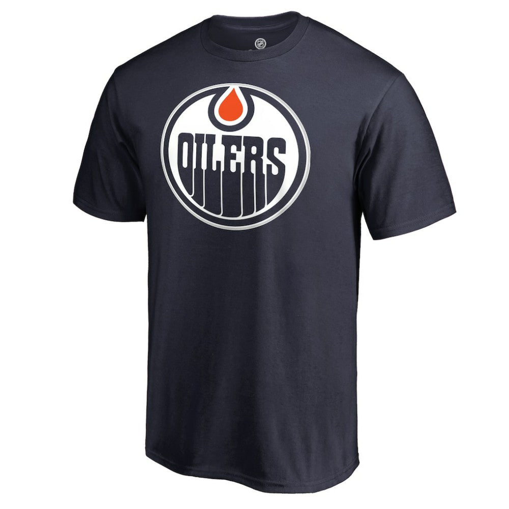 Connor McDavid Edmonton Oilers Backer Name & Number T-Shirt - Navy - NHL