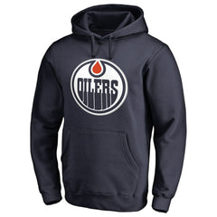 Connor McDavid Edmonton Oilers Backer Name & Number Pullover Hoodie - Navy - NHL