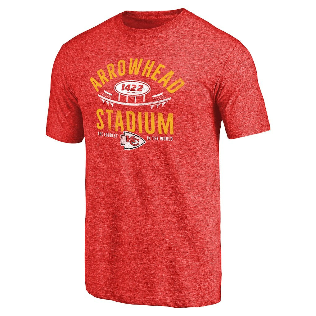 Kansas City Chiefs Hometown Collection Tri-Blend T-Shirt Heathered Red | NFL