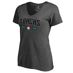 Arizona Diamondbacks Women's Hometown Collection Snakeskin V-Neck T-Shirt - MLB