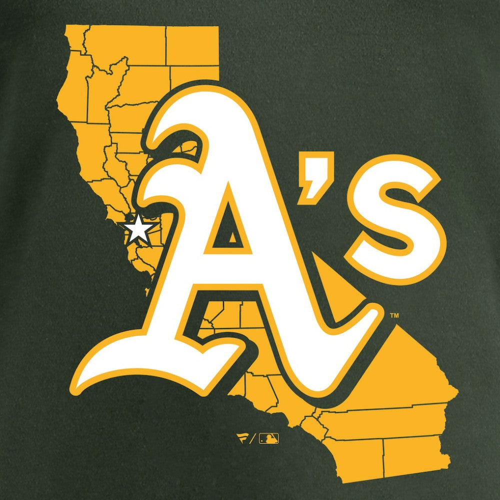 Athletics Women's Hometown Collection The Big O V-Neck T-Shirt - MLB