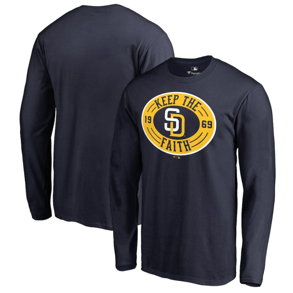 San Diego Padres Hometown Collection Keep the Faith Long Sleeve T-Shirt - MLB