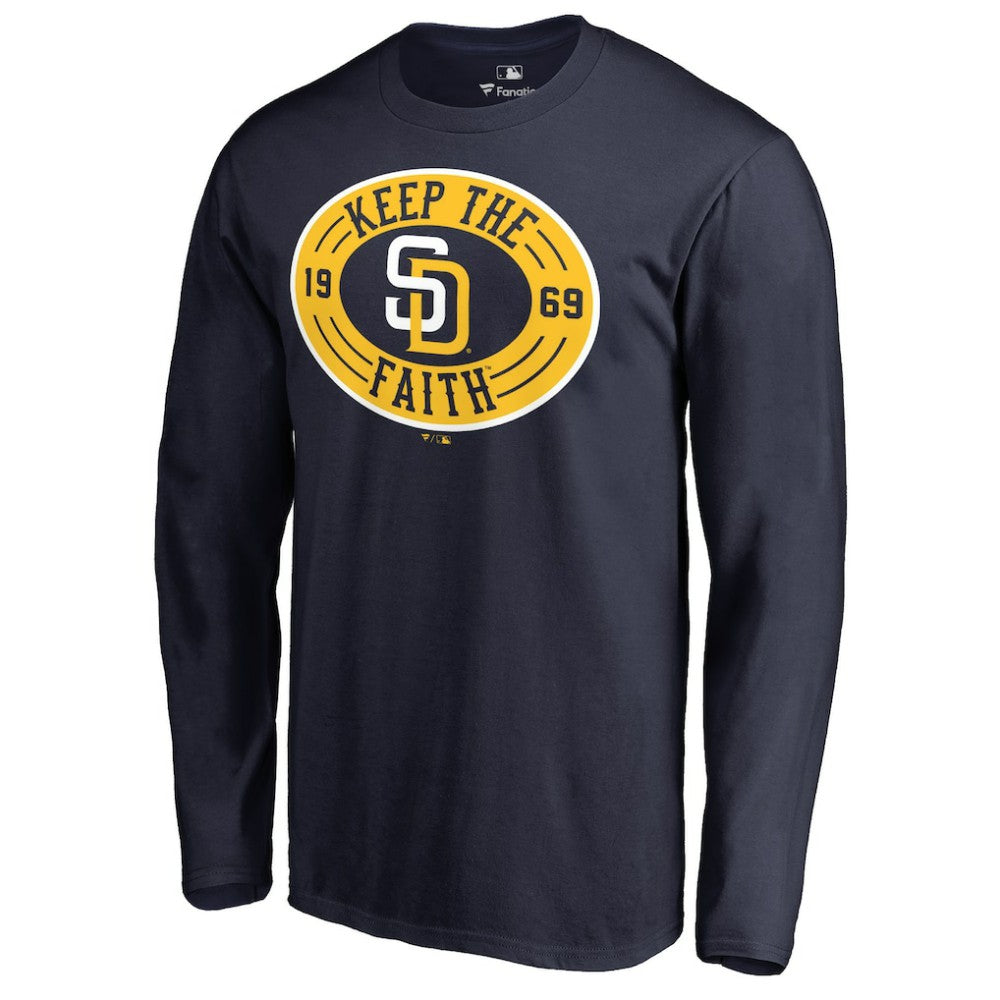 San Diego Padres Hometown Collection Keep the Faith Long Sleeve T-Shirt - MLB
