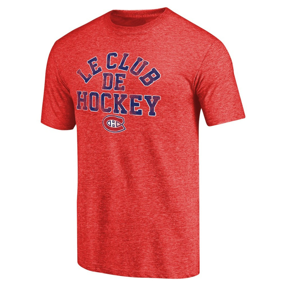 Montreal Canadiens Hometown Collection Le Club Tri-Blend T-Shirt - Red - NHL