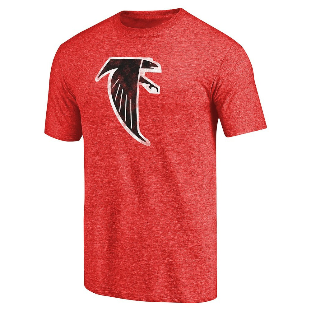Atlanta Falcons Throwback Logo Tri-Blend T-Shirt Red | NFL