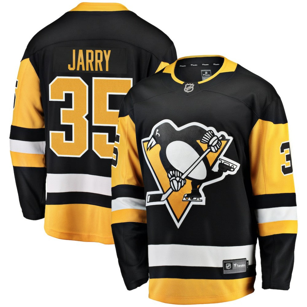 Tristan Jarry Pittsburgh Penguins Fanatics Home Breakaway Player Jersey - Black - NHL