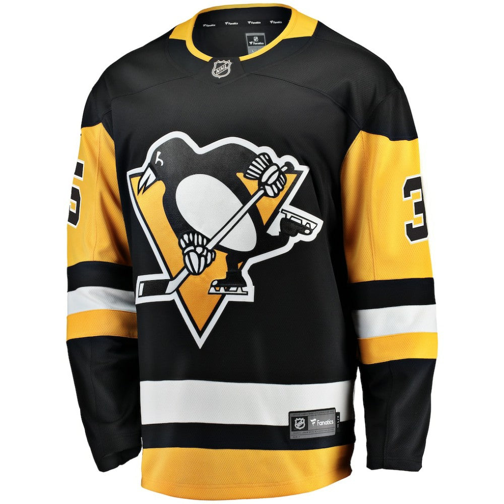 Tristan Jarry Pittsburgh Penguins Fanatics Home Breakaway Player Jersey - Black - NHL