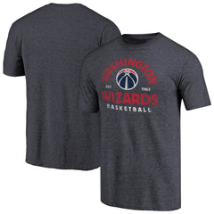 Washington Wizards Vintage Arch Tri-Blend T-Shirt Navy - NBA