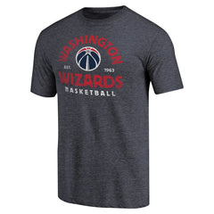 Washington Wizards Vintage Arch Tri-Blend T-Shirt Navy - NBA