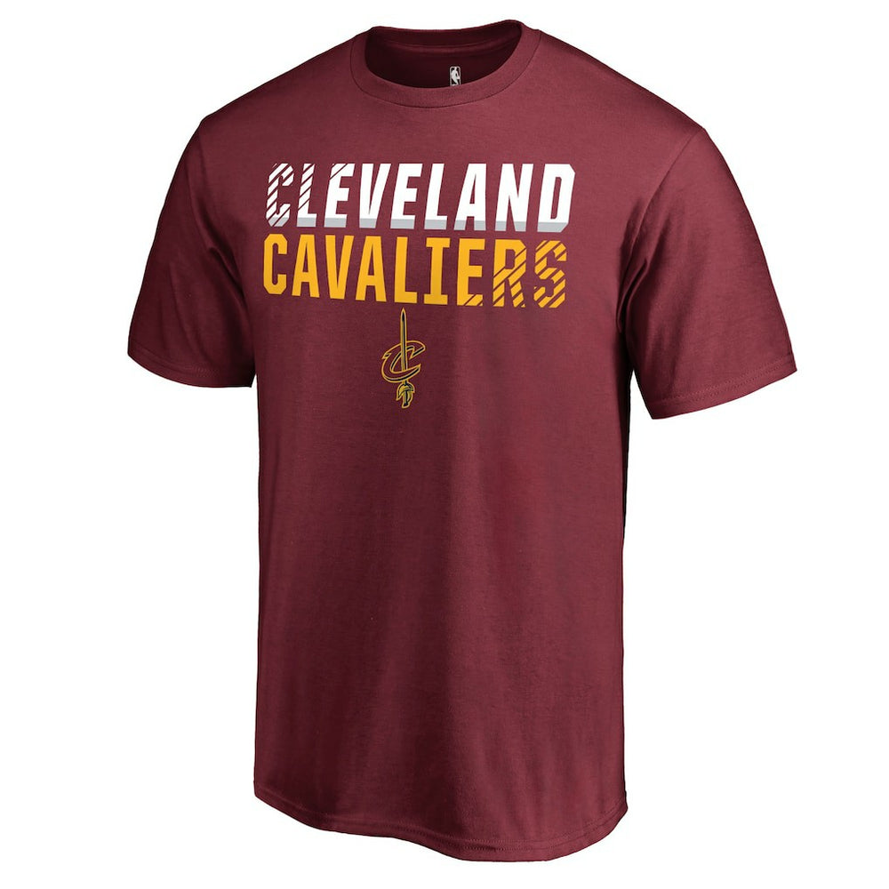 Cleveland Cavaliers Fade Out T-Shirt Wine - NBA