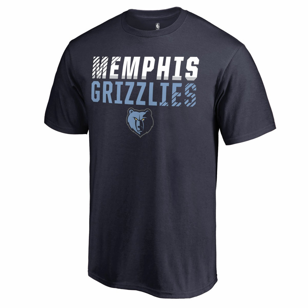 Memphis Grizzlies Fade Out T-Shirt Navy - NBA