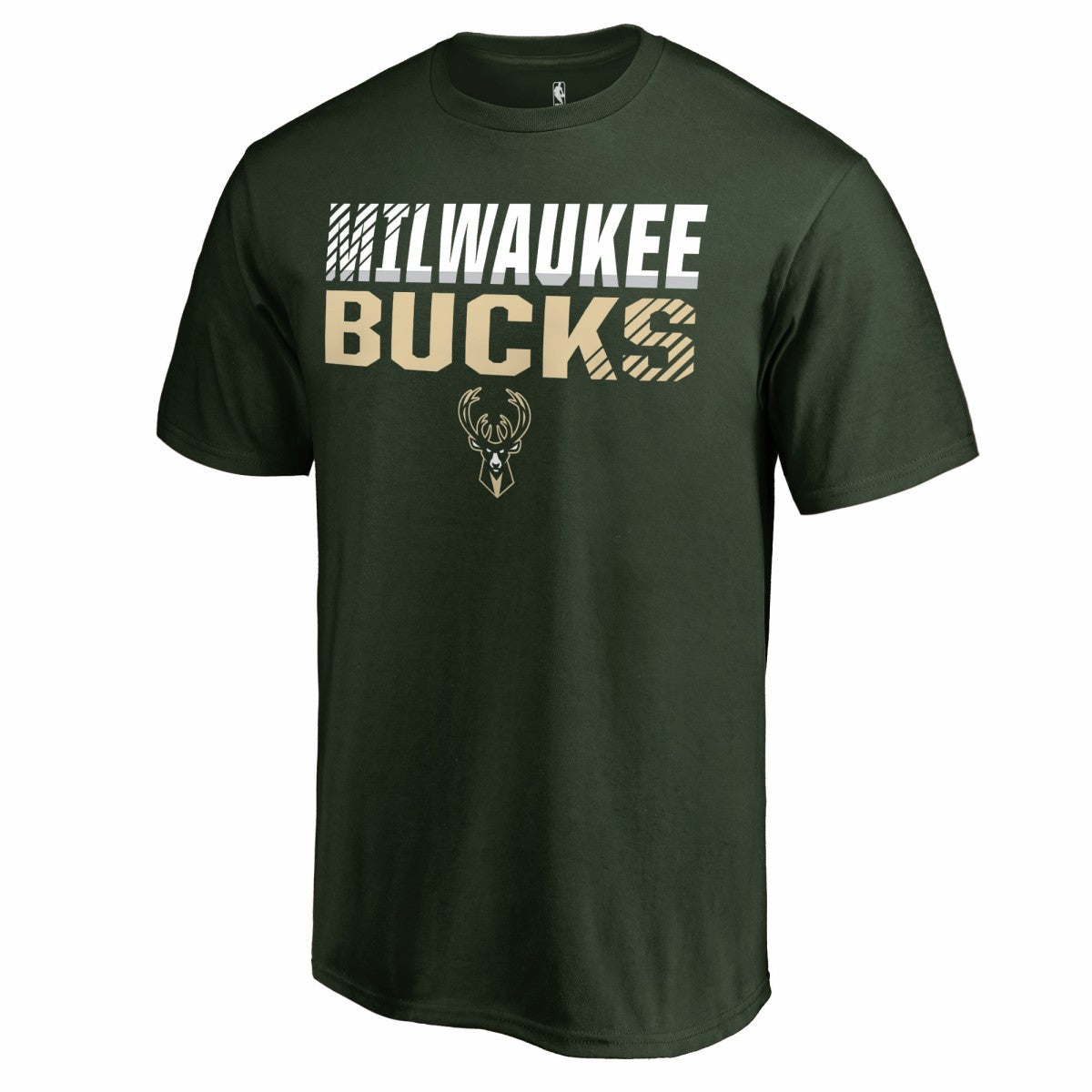 Milwaukee Bucks Fade Out T-Shirt Hunter Green - NBA