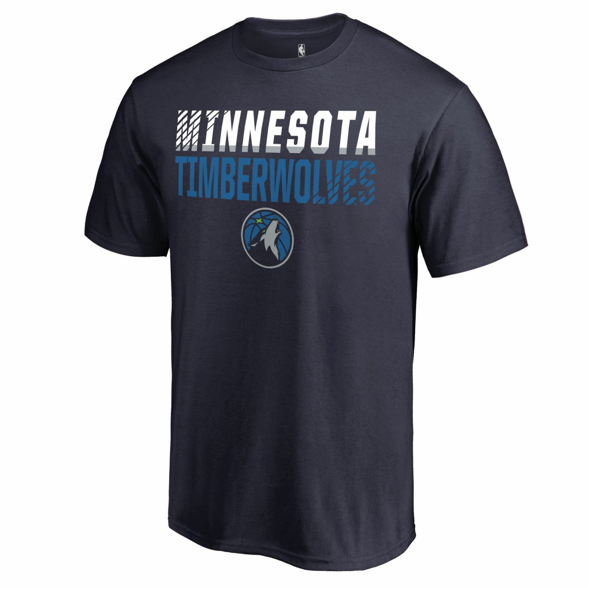 Minnesota Timberwolves Fade Out T-Shirt Navy - NBA