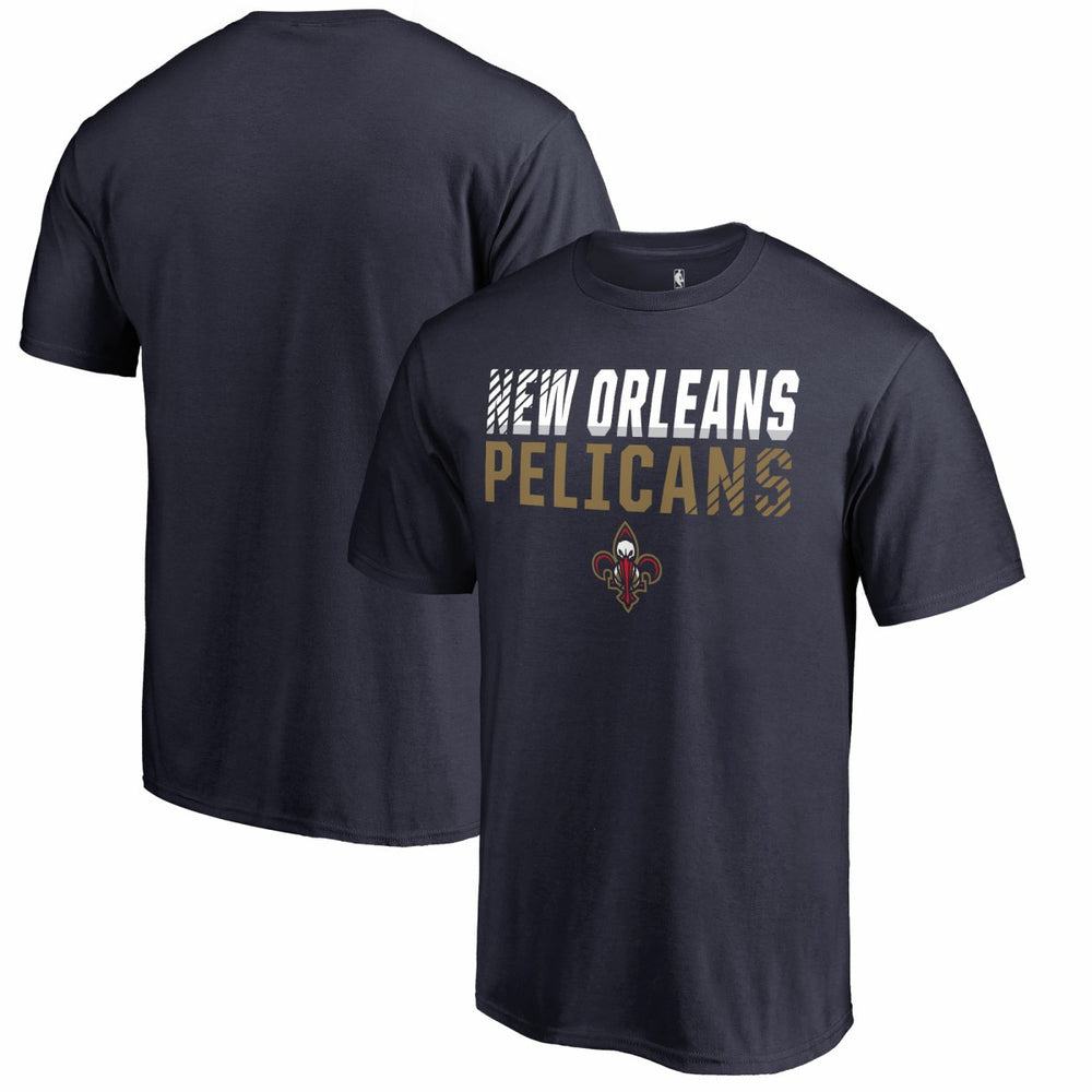 New Orleans Pelicans Fade Out T-Shirt Navy - NBA